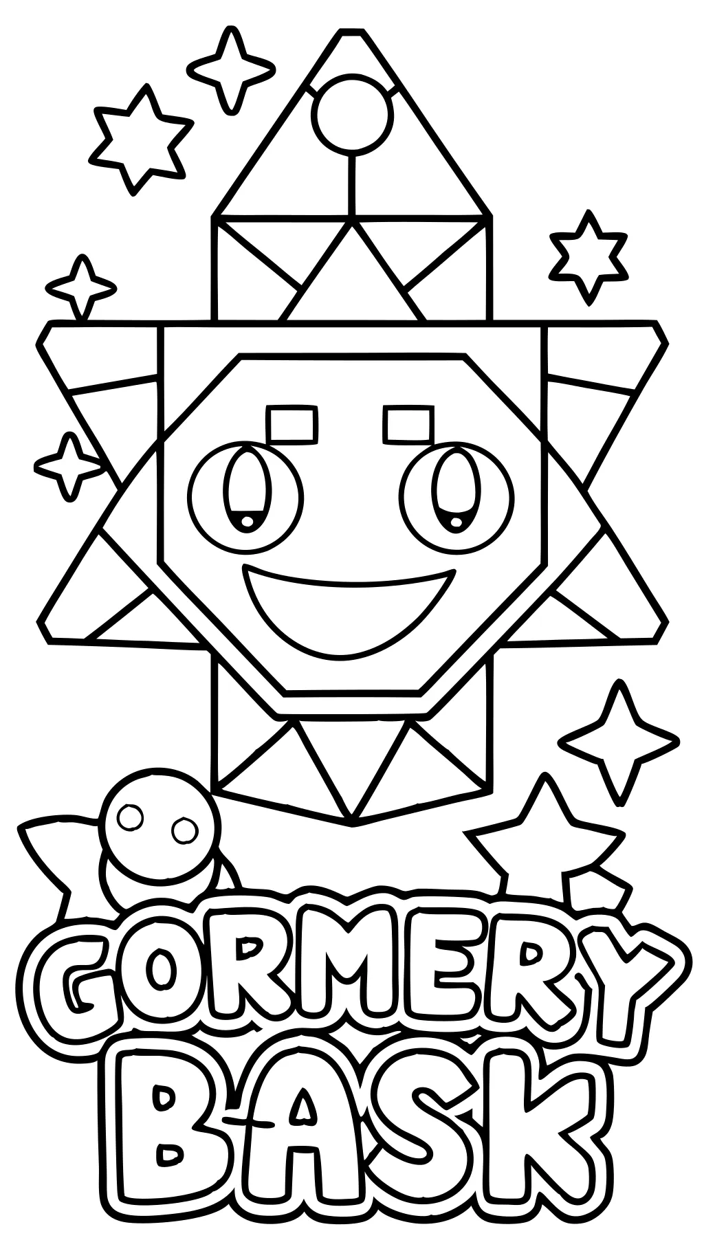 geometry dash coloring pages